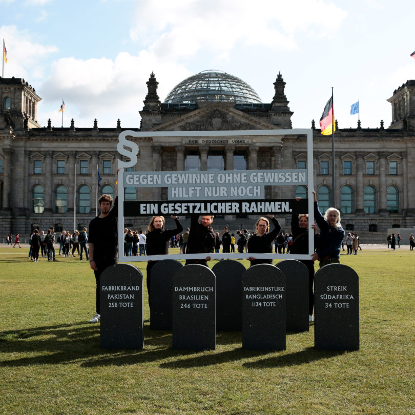 64 Organisationen gründen die Initiative Lieferkettengesetz.